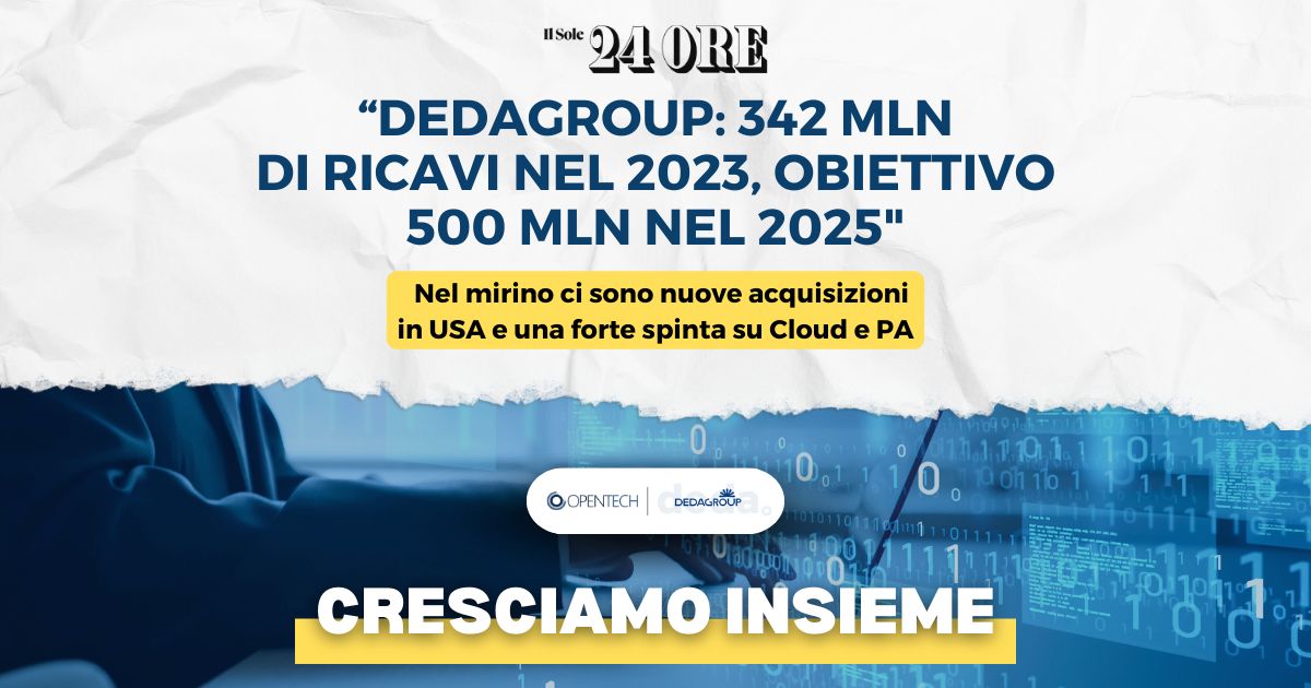 Dedagroup continua a crescere!